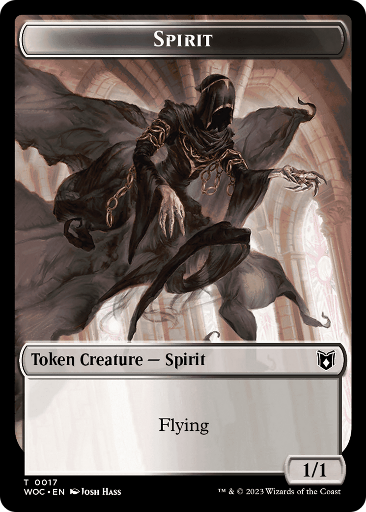 Spirit (TWOC-017) - Wilds of Eldraine Commander Tokens - Game Nerdz