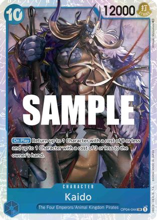 Kaido (OP04-044) Kingdoms of Intrigue Foil - Game Nerdz