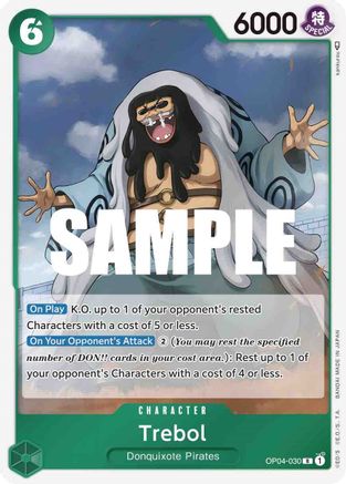 Trebol (OP04-030) Kingdoms of Intrigue Foil - Game Nerdz