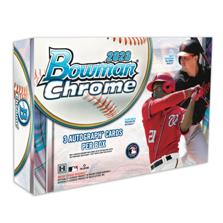 2023 Bowman Chrome Baseball HTA Choice Box - Game Nerdz