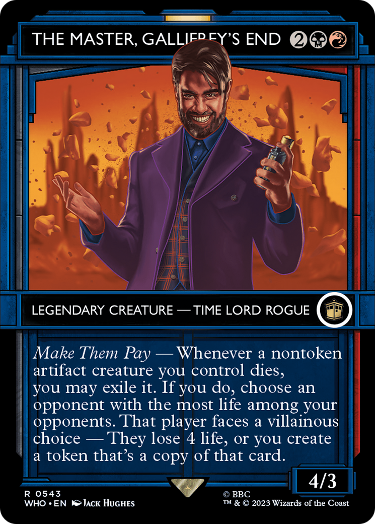 doctor who mtg showcase cards Amazon.com: Magic: The Gathering – Doctor Who Collector Booster (15 Magic  Cards) : Toys & Games main image 0
