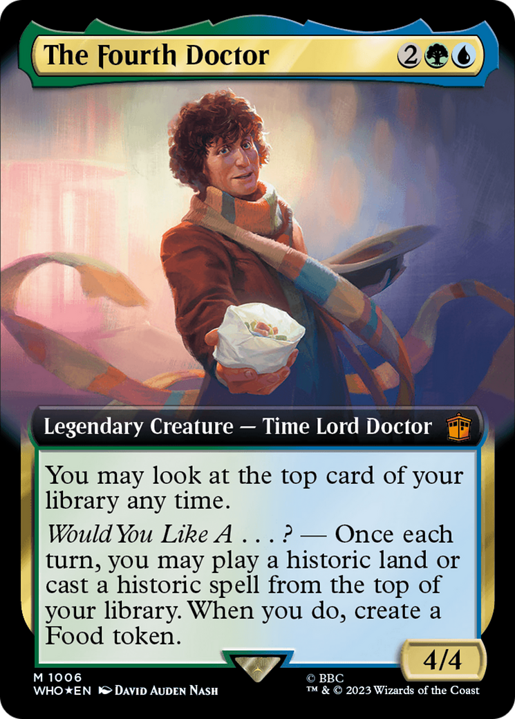 doctor who mtg cards Magic: The Gathering Commander Deck you may sacrifice a Clue The Fugitive Doctor (extended art)