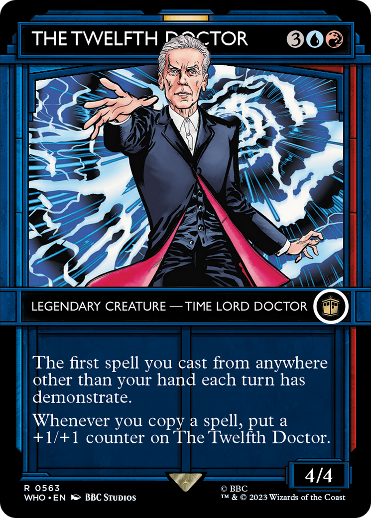The Twelfth Doctor (WHO-563) - Doctor Who: (Showcase) (Borderless) Foil - Game Nerdz The Twelfth Doctor (WHO-563) - Doctor Who: (Showcase) (Borderless) Foil - Game Nerdz