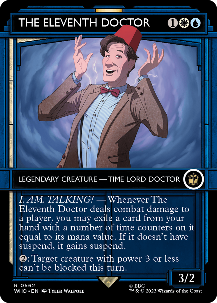 doctor who mtg showcase cards Amazon.com: Magic The Gathering Doctor Who Commander Deck – Blast from The  Past (100-Card Deck, 2-Card Collector Booster Sample Pack + Accessories) :  Toys & Games main image 0