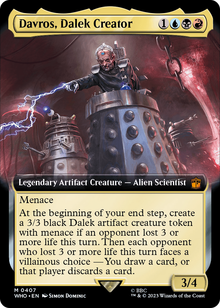 Davros, Dalek Creator (WHO-407) - Doctor Who: (Extended Art) - Game Nerdz