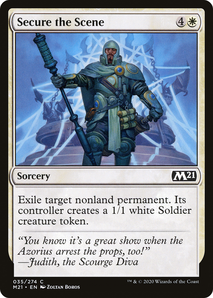 Secure the Scene (M21-035) - Core Set 2021 Foil - Game Nerdz Secure the Scene (M21-035) - Core Set 2021 Foil - Game Nerdz