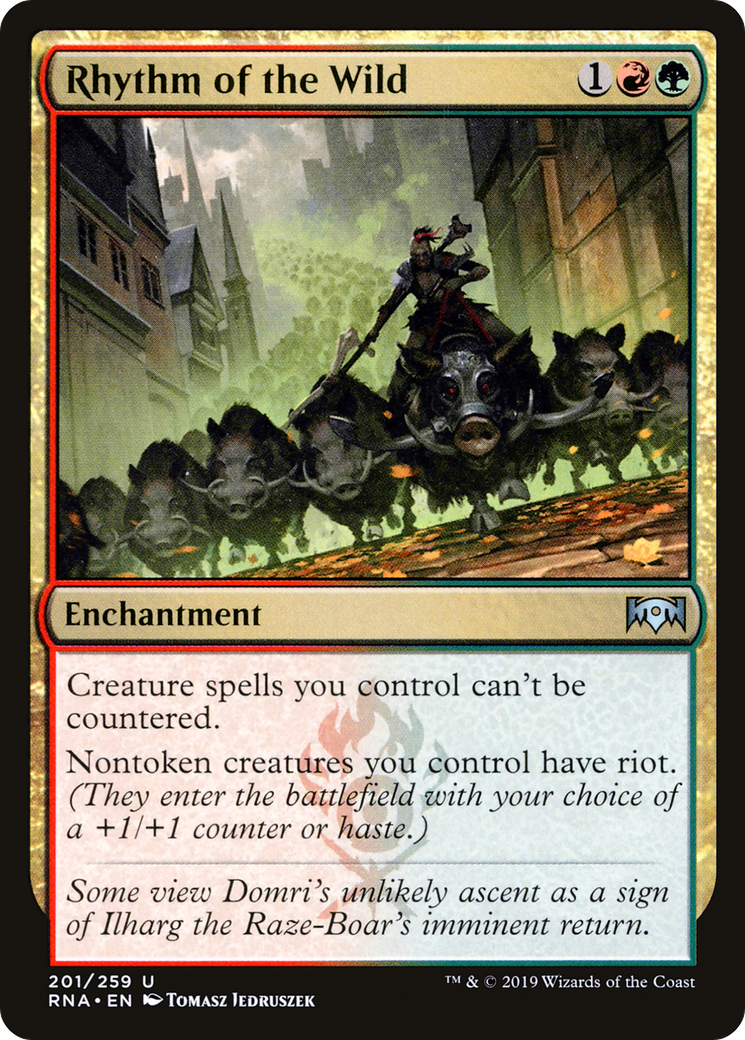 Rhythm of the Wild [Ravnica Allegiance] Heavily Played
