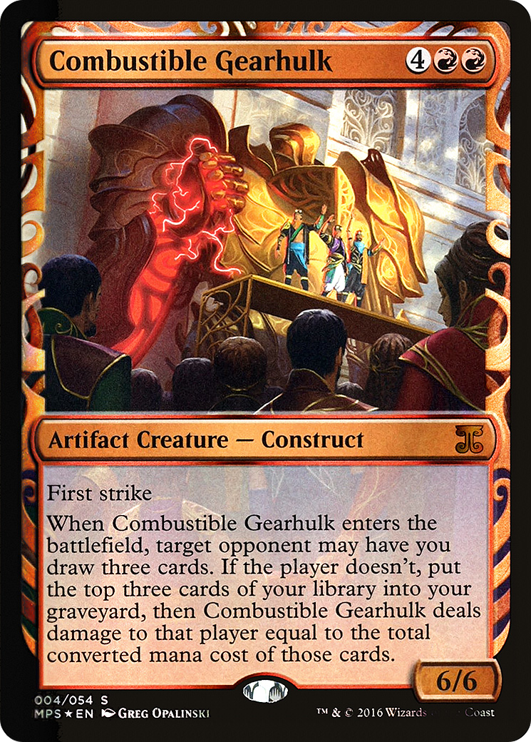 mtg kaladesh card list Combustible Gearhulk (MPS-004) - Kaladesh Inventions Foil