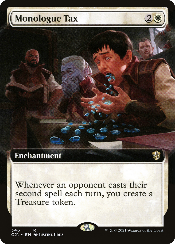 Monologue Tax (C21-346) - Commander 2021: (Extended Art) - Game Nerdz