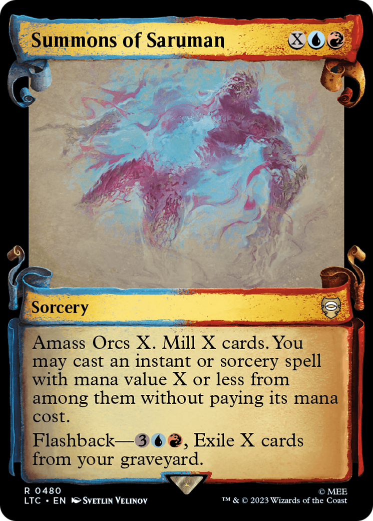 saruman mtg cards Saruman, the White Hand [8] [The Lord of the Rings: Tales of Middle-earth: Commander] [Foil] – Face to Face Games exile target enchantment saruman cards mtg Saruman, the