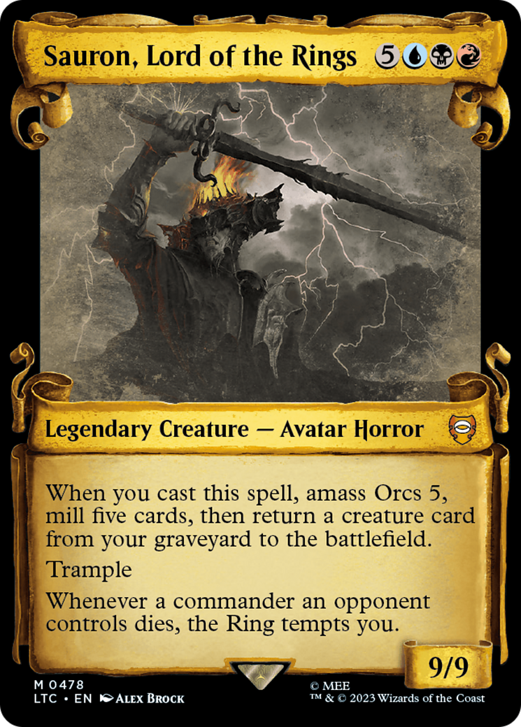 mtg commander legends 2 card list Tom Bombadil LotR SAGA ENCHANTRESS Five-Color Magic MTG Custom Command   CommanderComplete