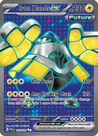 Iron Hands ex - 223/182 223 - SV04 Paradox Rift Holofoil - Game Nerdz