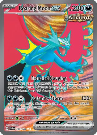 Roaring Moon ex - 229/182 229 - SV04 Paradox Rift Holofoil - Game