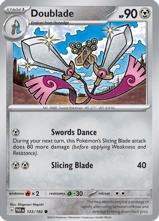 Doublade - 133/182 133 - SV04 Paradox Rift Reverse Holofoil - Game Nerdz