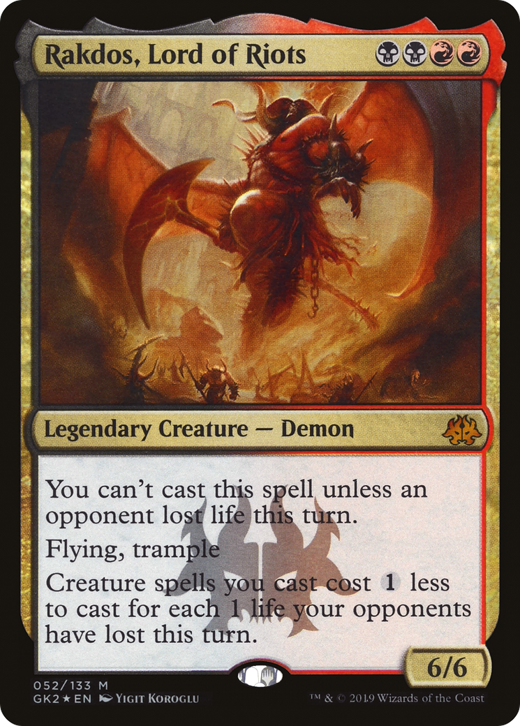 riot mtg cards Gruul Aggro Deck - Red Green - Modern Legal - Custom Built - Magic The Gathering - You cant cast this spell unless an opponent lost life this turn. riot cards mtg Rhythm of