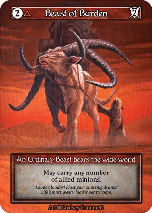 【Foil】役畜/Beast of Burden[7ED] Beast of Burden (7ED-287☆) - Seventh Edition Foil - Game Nerdz