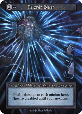 mtg サインド 心霊破/Psionic Blast プロモ フルアート Psionic Blast - Beta - Game Nerdz