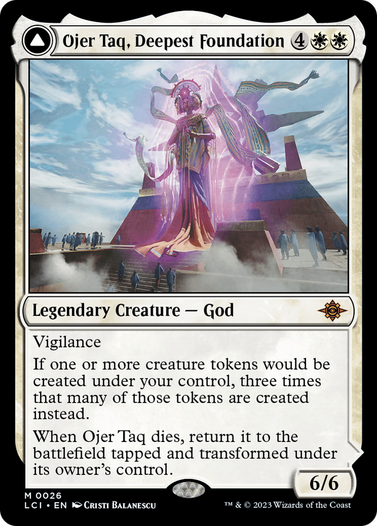 Ojer Taq, Deepest Foundation // Temple of Civilization (LCI-026) - The Lost Caverns of Ixalan - Game Nerdz Ojer Taq, Deepest Foundation // Temple of Civilization (LCI-026) - The Lost Caverns of Ixalan - Game Nerdz