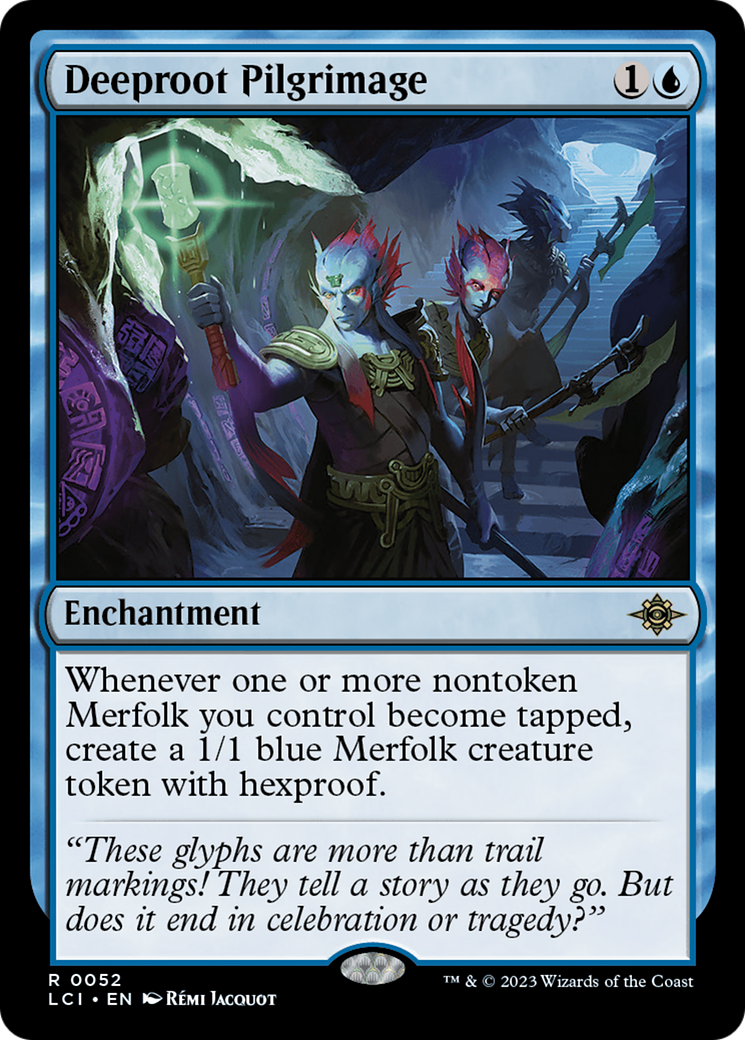 mtg ixalan card list Amazon.com: Magic: The Gathering The Lost Caverns of Commander Deck Deeproot Pilgrimage (LCI-052) - The