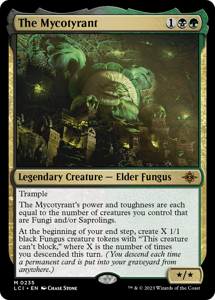 mtg fungus cards Edge of Eternities Common Fungal Colossus #184 Magic The Gathering The Lost