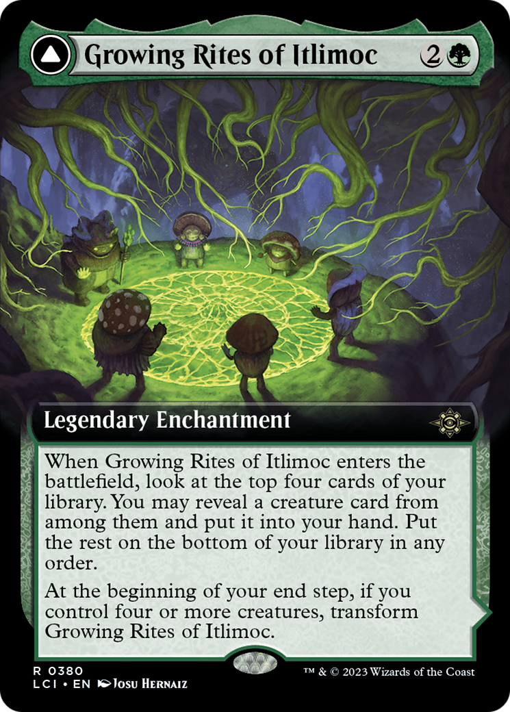 Growing Rites of Itlimoc // Itlimoc, Cradle of the Sun (LCI-380) - The Lost  Caverns of Ixalan: (Extended Art) Foil - Game Nerdz