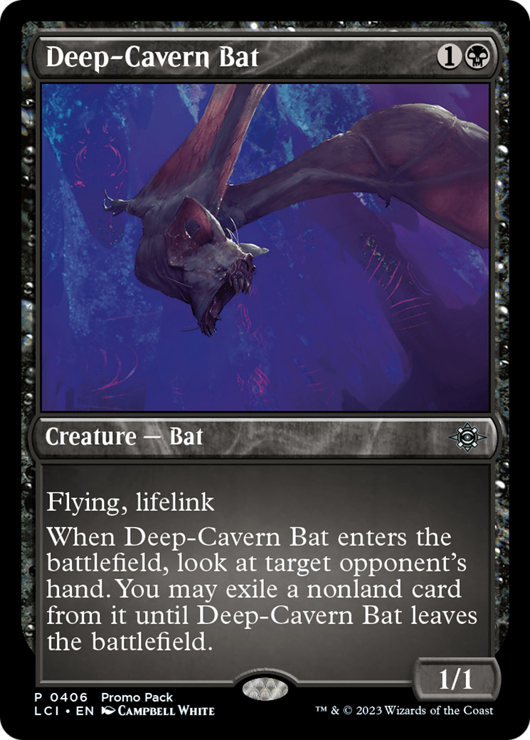 bat mtg cards Deep-Cavern Flying Whenever you create or sacrifice a token Deep-Cavern Bat (PPLCI-406) - The