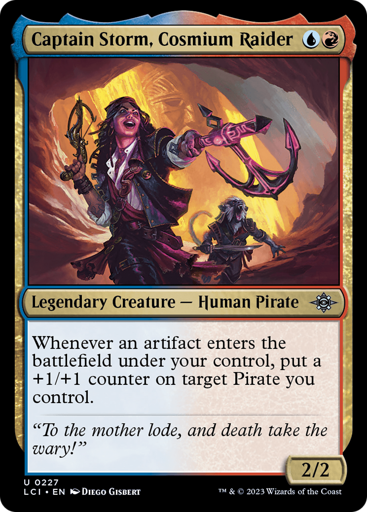 Captain Storm, Cosmium Raider (LCI-227) - The Lost Caverns of Ixalan - Game Nerdz Captain Storm, Cosmium Raider (LCI-227) - The Lost Caverns of Ixalan - Game Nerdz