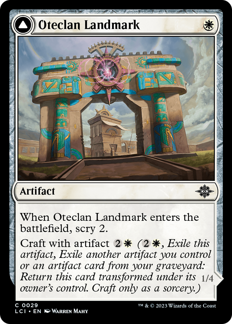 Oteclan Landmark // Oteclan Levitator (LCI-029) - The Lost Caverns of  Ixalan - Game Nerdz