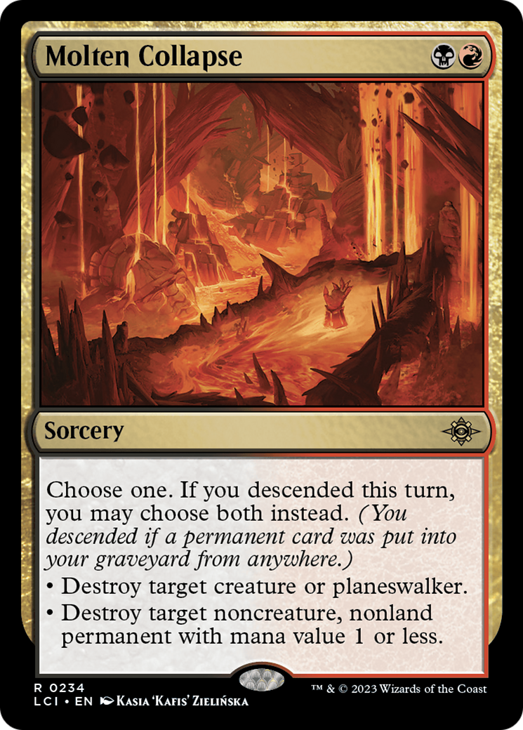 Molten Collapse (LCI-234) - The Lost Caverns of Ixalan Foil - Game Nerdz