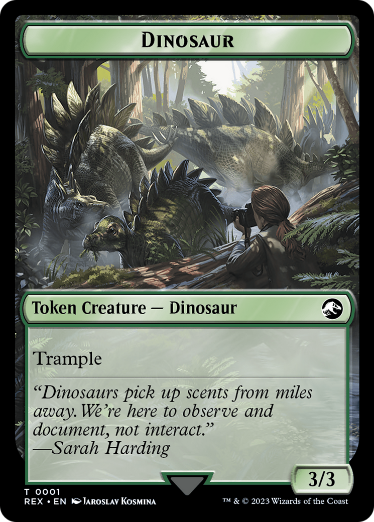 Dinosaur (TREX-001) - Jurassic World Collection Tokens - Game Nerdz Dinosaur (TREX-001) - Jurassic World Collection Tokens - Game Nerdz