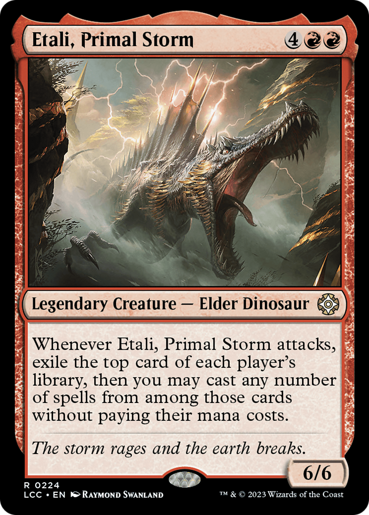Etali, Primal Storm (LCC-224) - The Lost Caverns of Ixalan Commander - Game Nerdz Etali, Primal Storm (LCC-224) - The Lost Caverns of Ixalan Commander - Game Nerdz