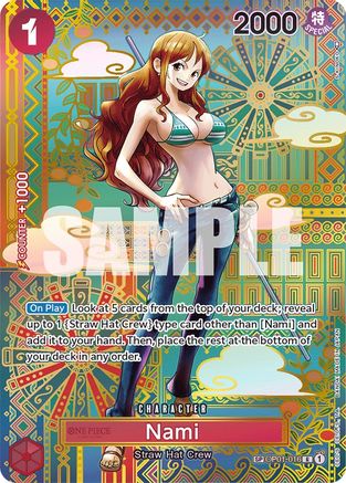 Nami (SP) (OP01-016) Awakening of the New Era Foil - Game Nerdz