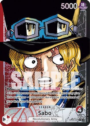 ワンピース カードゲーム 2024 ONE PIECE JP SABO #001 Sabo (001) (Alternate Art) (OP05-001) Awakening of the New Era