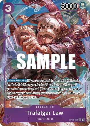 Trafalgar Law (Alternate Art) (069) (OP05-069) Awakening of the