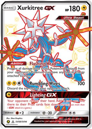 Xurkitree-GX SV58/94 - Shiny Vault Holofoil - Game Nerdz