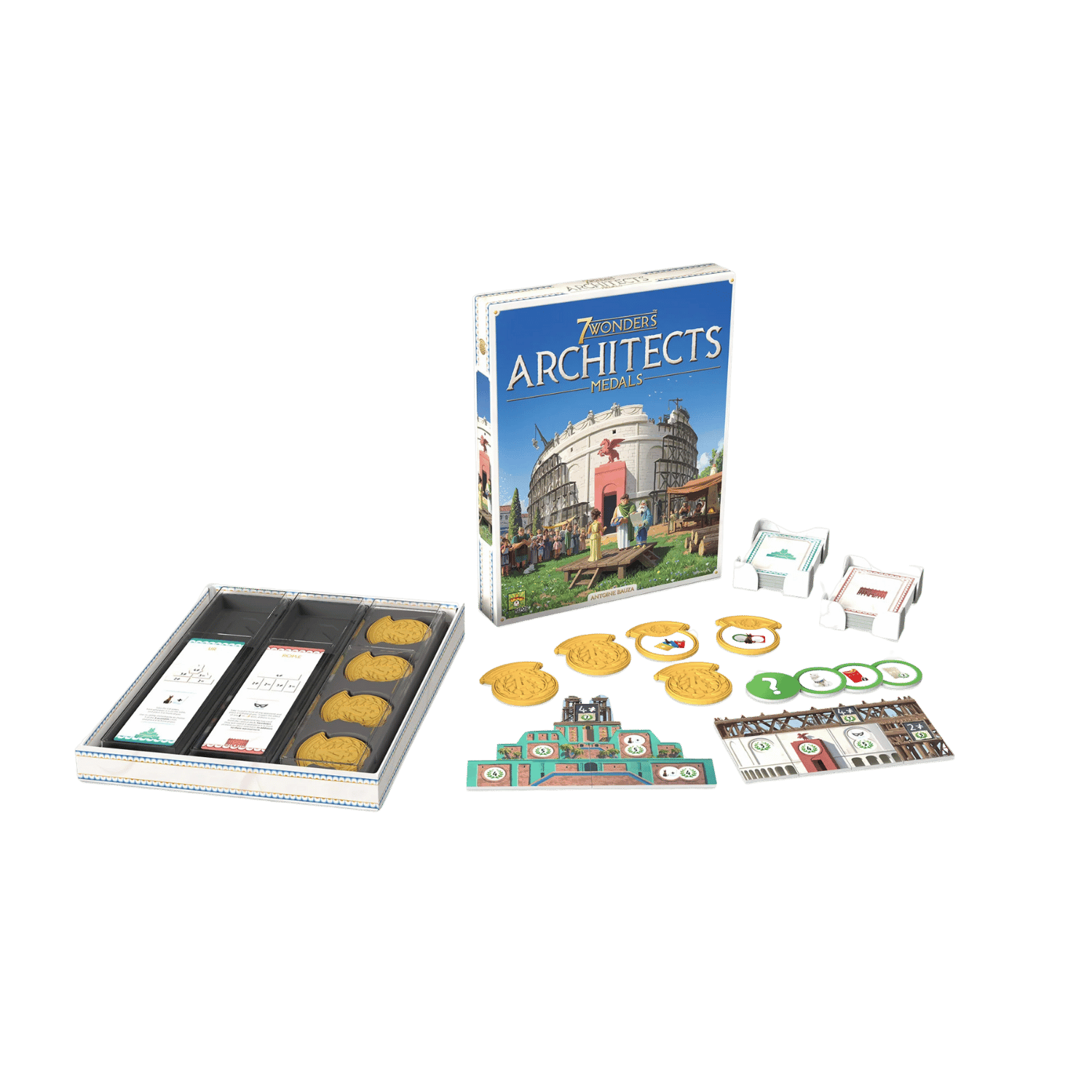 7 Wonders: Architects - Medals Expansion - Game Nerdz