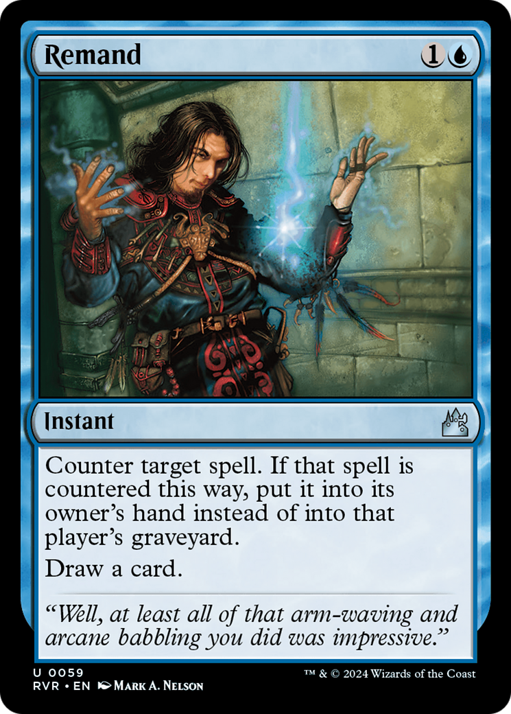 Remand (RVR-059) - Ravnica Remastered Foil - Game Nerdz