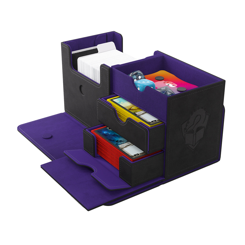 Gamegenic Deck Box: The Academic 133+ XL - Black/Purple (Tolarian