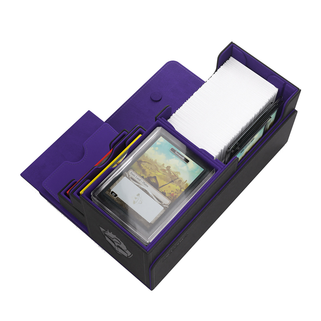 Gamegenic Deck Box: The Academic 133+ XL - Black/Purple (Tolarian