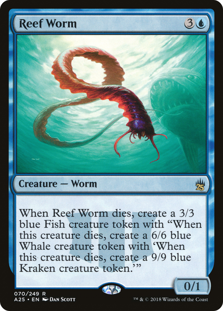 Reef Worm (A25-070) - Masters 25 Foil - Game Nerdz