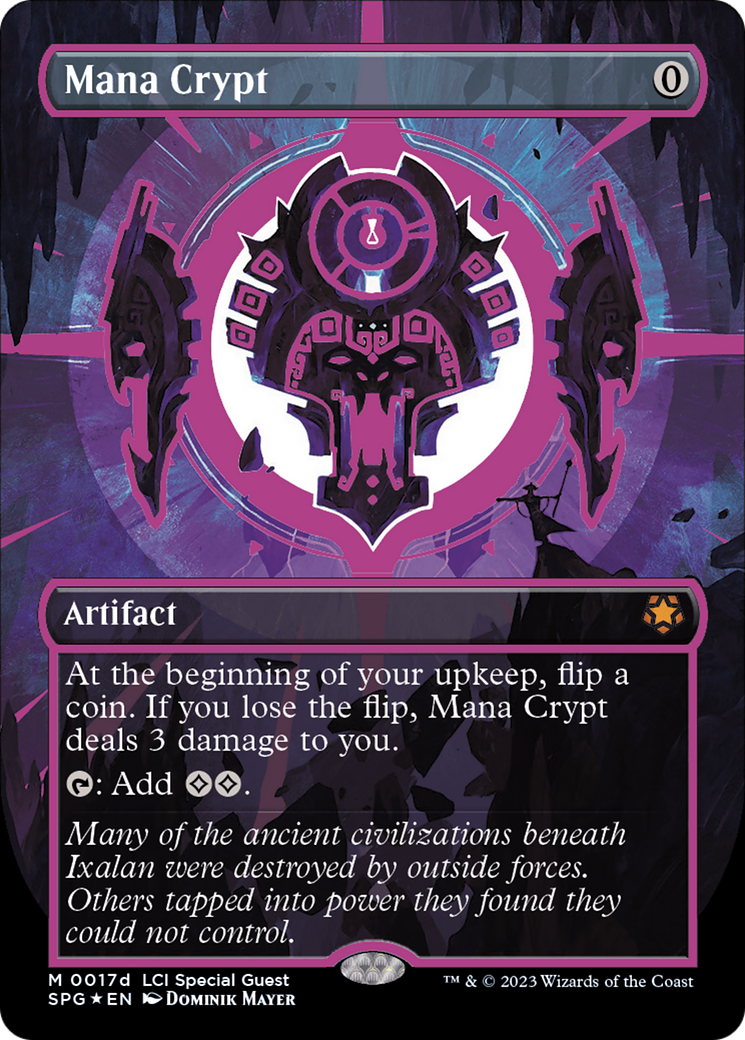 Mana Crypt (SPG-17D) - Special Guests (Borderless) Foil - Game Nerdz