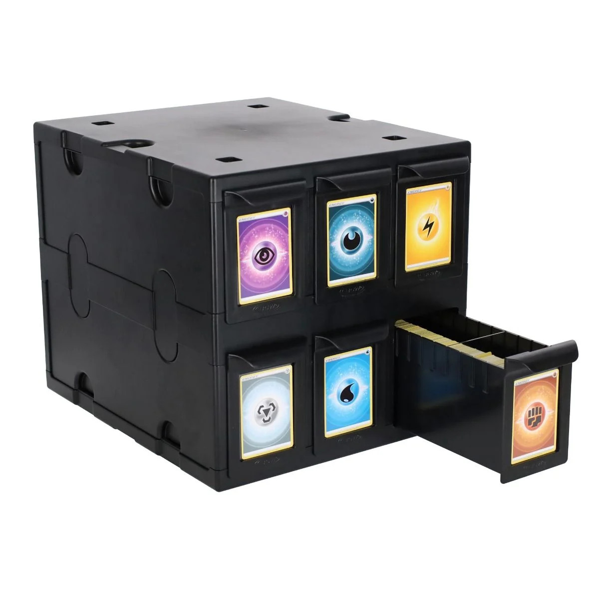 BCW Supplies: 6 Drawer Card Catalog - Black - Game Nerdz