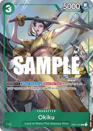 Okiku (CS 2023 Celebration Pack) (OP01-035) One Piece Promotion
