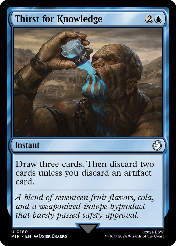 Thirst for Knowledge (PIP-180) - Fallout Foil - Game Nerdz