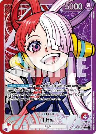 Uta (Alternate Art) (OP06-001) Wings of the Captain Foil - Game Nerdz