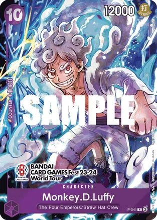 Monkey.D.Luffy (041) (BANDAI CARD GAMES Fest 23-24 World Tour) (P