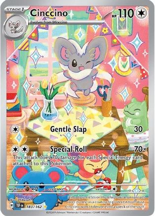 Cinccino 183 - SV05 Temporal Forces Holofoil - Game Nerdz