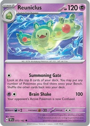 Reuniclus 72 - SV05 Temporal Forces - Game Nerdz