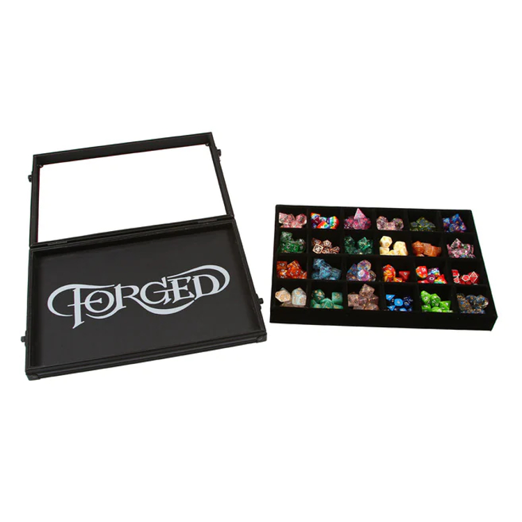 Forged Gaming: Deluxe Dice Box, Dice Tray, & Display Case - Game Nerdz