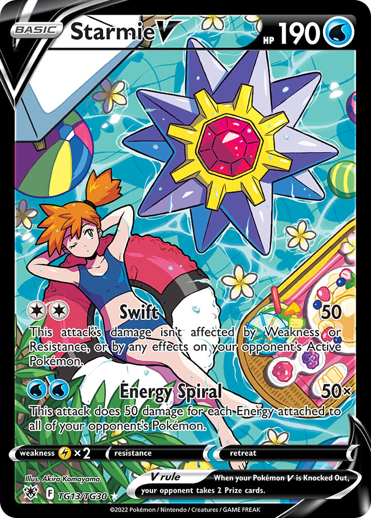 Starmie V TG13/30 - Astral Radiance Trainer Gallery Holofoil (LP 